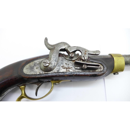 944 - A 19th Century percussion pistol