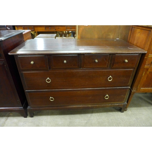 161 - A Stag Minstrel mahogany chest of drawers