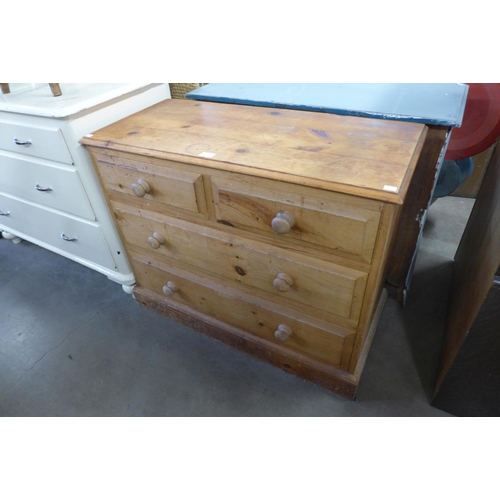 215 - A pine chest of drawers