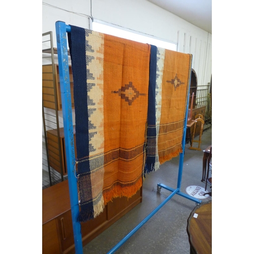 243 - Two vintage eastern rugs