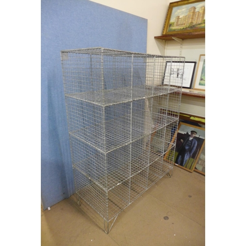 284 - A large metal cage/locker