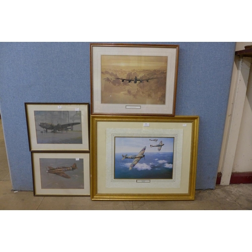 303 - Four aviation prints