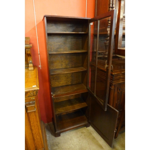 5 - An early 20th Century oak two door bookcase