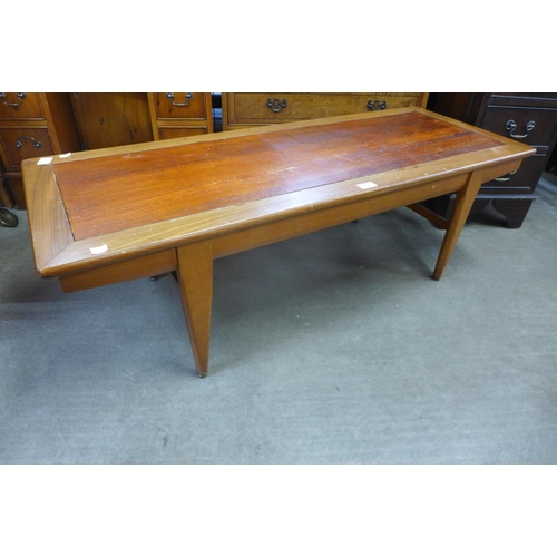 96 - A G-Plan teak coffee table, a/f