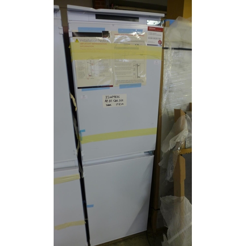 1614 - CDA 50/50 Integrated Fridge Freezer (Frost Free) - H1772xW540xD540 - model no:- FW925, RRP £529 inc.... 