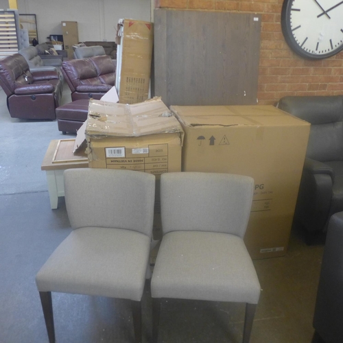 1726 - A Milan five piece dining set - missing fittings RRP £999.91 + vat ( 4057-23 ) * this lot is subject... 