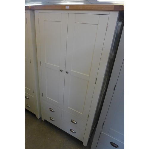 1837 - A Hampshire ivory painted oak large larder unit - marks to top left hand corner(HP-LLU-C)  *This lot... 