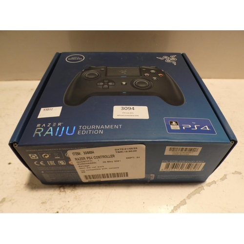 3094 - Razer PS4 controller (231-126) * This lot is subject to VAT