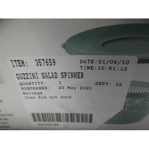 3217 - Guzzini Green Salad Spinner With Lid (229-547) * This lot is subject to VAT