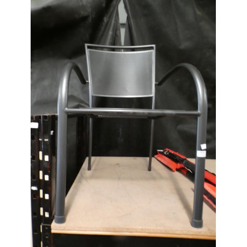 3524 - Commercial Micro Mesh Stacking Chair (231-182) * This lot is subject to VAT