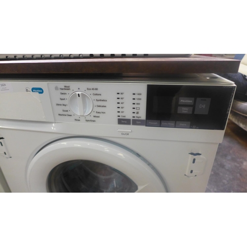 1624 - Zanussi Integrated Washing Machine (8kg) - Z814W85BI H819xW596xD540, RRP £420 inc. VAT * This lot is... 