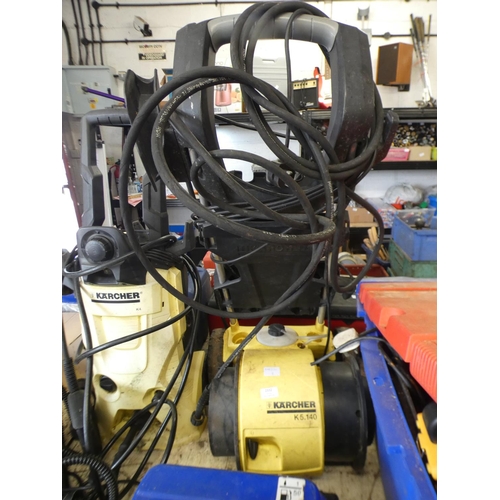 2332 - Karcher K5 pressure washer with hose, gun & lance - W