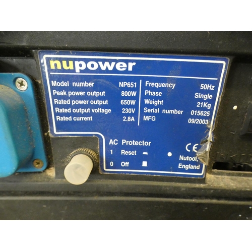 2333 - NK Power 850 generator - needs attention