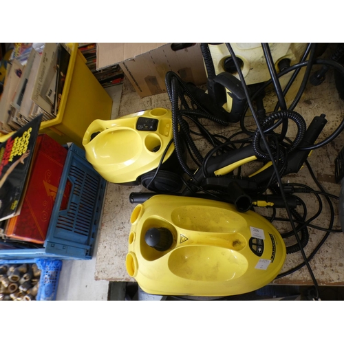 2334 - Karcher K4 pressure washer, Karcher SL3 steam cleaner & Karcher SC1.202 steam cleaner