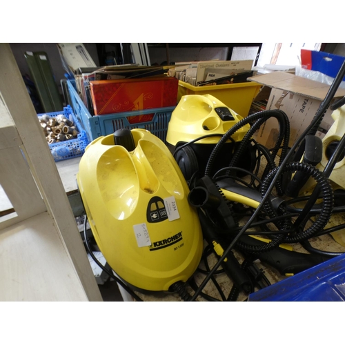 2334 - Karcher K4 pressure washer, Karcher SL3 steam cleaner & Karcher SC1.202 steam cleaner