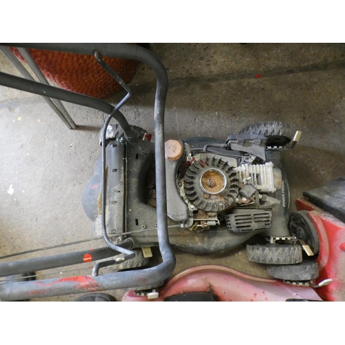 2358 - Three petrol lawn mowers - a/f