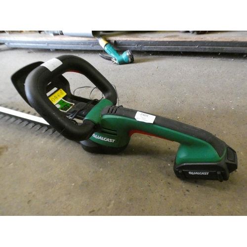 2409 - Qualcast rechargeable hedge cutter - W