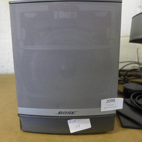 2098 - Bose Companion 5 multi meter speaker system