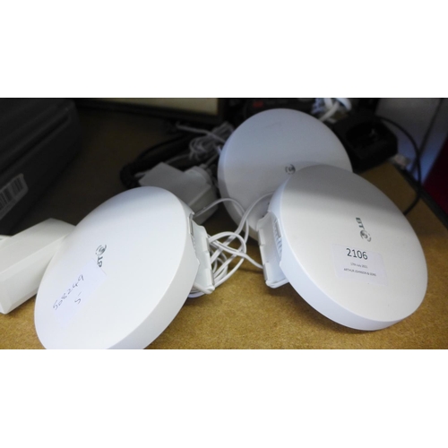 2106 - 3 BT wi-fi range extender discs - unused