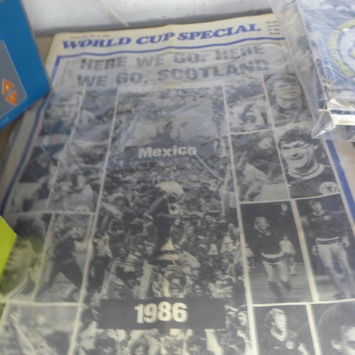 2116 - Selection of football programmes; Scotland, Nottingham Forest, etc.