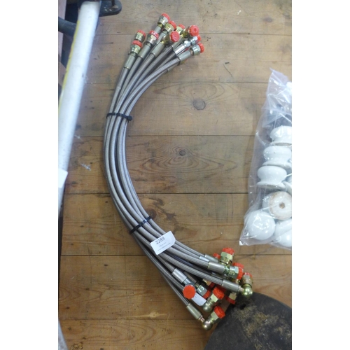 2289 - 15 Stainless steel braided brake hoses