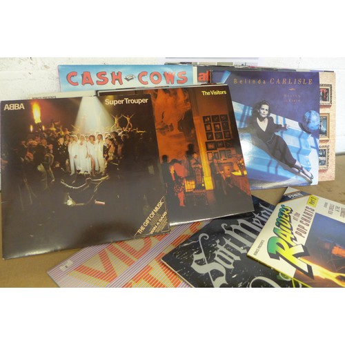 2091 - Approx. 134 LPs including punk, 80's. Vast majority of these records are in superior condition, extr... 