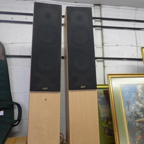 2997 - Pair of Gale 40 floor standing speakers - W