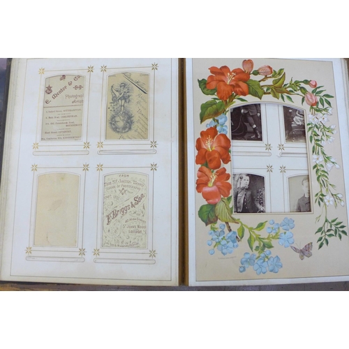 685 - A partially complete Victorian photograph album