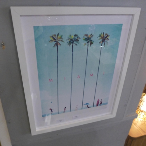 1510 - A Henry Rivers,  Miami framed print 40X50   (PPR4381314)   #