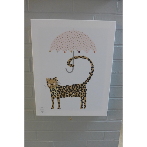 1519 - A Summer Thornton,  Fun Leopard canvas print 40X50  (WDC1302613)   #