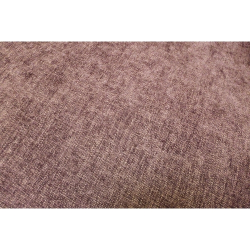 1593 - An aubergine upholstered storage footstool