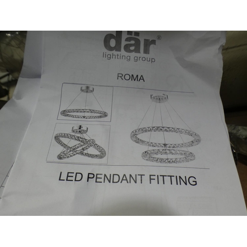 3105 - LED circular Roma pendant light * This lot is subject to VAT