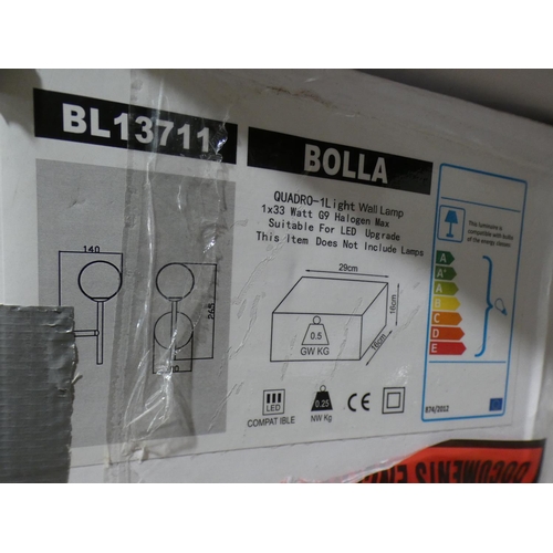 3106 - Two Bolla single light sconces * This lot is subject to VAT