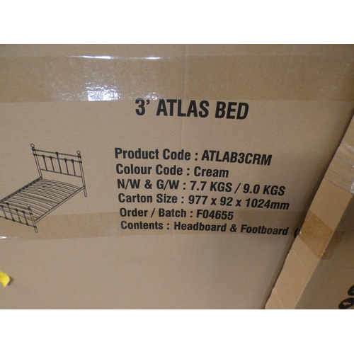 3239 - 2 3ft Atlas beds * This lot is subject to VAT