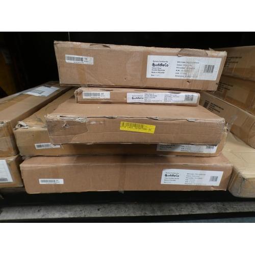 3275 - Quantity of 'Cuddle Co.' cot bed and wardrobe part boxes * This lot is subject to VAT