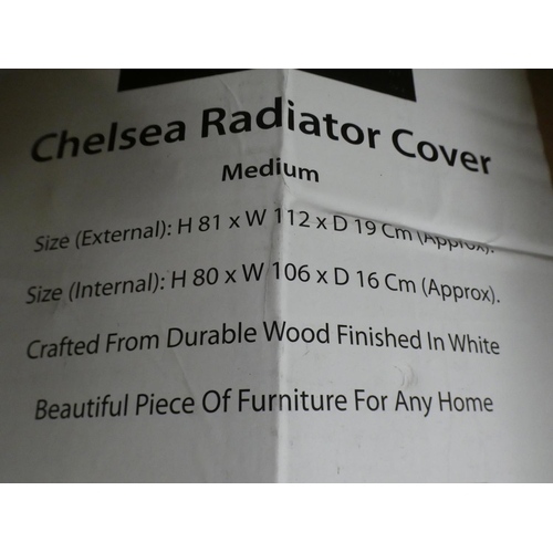 3276 - 2 x Chelsea medium radiator covers - 80cm x 106cm x 16cm * This lot is subject to VAT