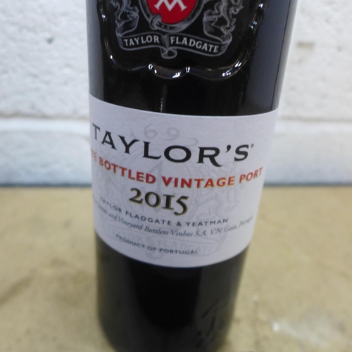 2085 - 75cl bottle 2015 Taylor's Late Vintage Port, 75cl bottle Taylor's Select Reserve Port plus 4 pack of... 