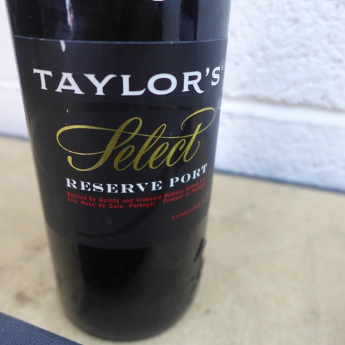 2085 - 75cl bottle 2015 Taylor's Late Vintage Port, 75cl bottle Taylor's Select Reserve Port plus 4 pack of... 