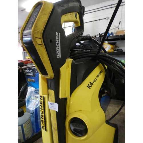 2300 - Karcher K4 full control pressure washer - W - with attachments