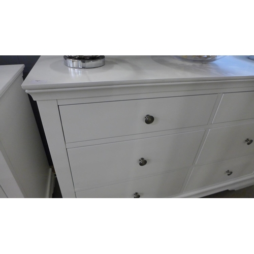 1485 - A Florence white painted six drawer chest (SW-6DC-W) * This lot is subject to VAT