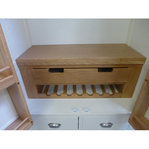 1588 - A Hampshire ivory painted oak large larder unit (HP-LLU-C) * This lot is subject to VAT