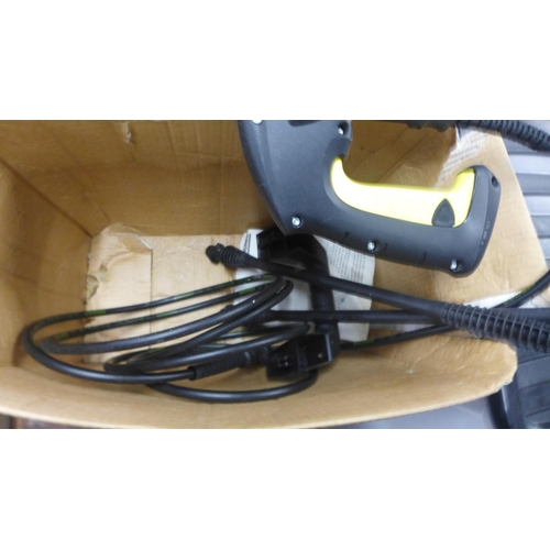 2129 - Karcher K2 compact pressure washer plus hose, lance, box & instructions