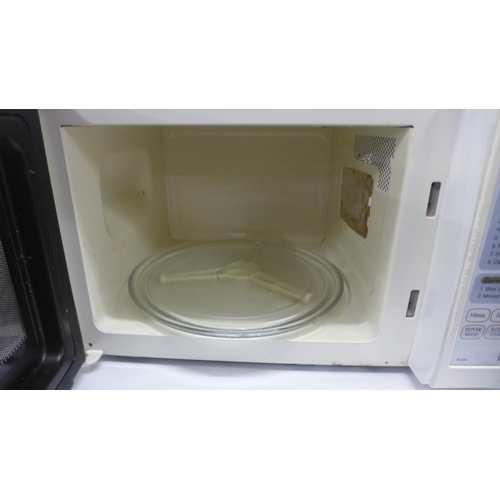 2198 - White Sharp microwave - 800w