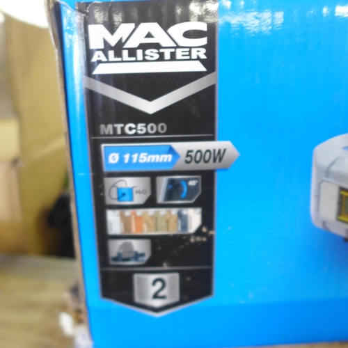 2260 - MacAllister MTC500 tile cutter - boxed and unused * This lot is subject to VAT