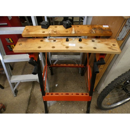 2356 - TUV folding work bench with paste table