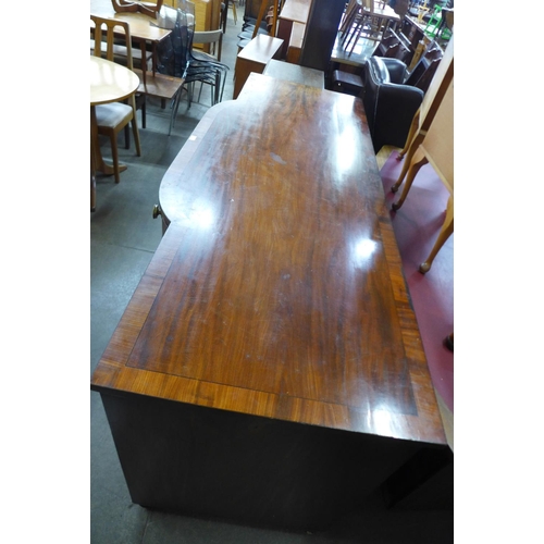 115 - A large George IV mahogany breakfront serving table