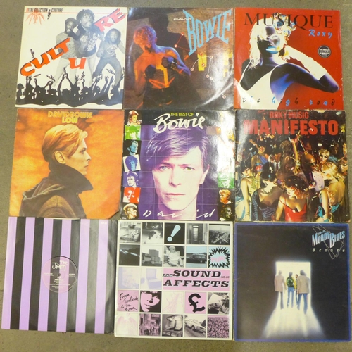 703 - 1980's LP records and 12