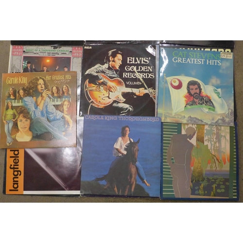 724 - Twenty-three LP records, 1970's/1980's