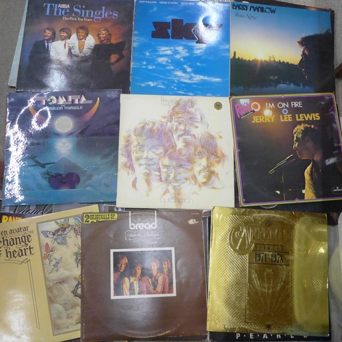 757 - Thirty 1970's and 1980's LP records