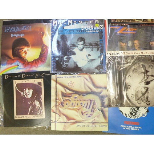 766 - A collection of picture discs and 12